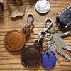 Genuine Leather Pet Anti-Lost Keychain for Apple AirTag Tracker