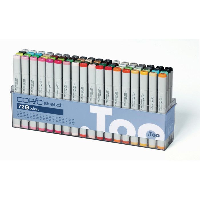 Set 72 marqueurs Manga Copic Sketch Set C