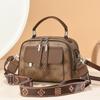 Popular women's bags, new trendy and high-end mother portable small round bags, classic foreign style old flower wholesale