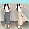 Pantaloni a Vita Alta a Gamba Larga da Donna con Vestibilità Rilassata Pantaloni Casual Estivi