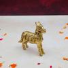 Pure Brass Animal Horse Statue, Handcrafted Decorative Showpiece Idol - 10.5 Cm