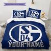 Sport Icon Custom Name Pattern Bedding Quilt Set Quilt Cover Pillowcase Home Birthday Gift(1 * duvet cover + 2 * pillowcase, without core)