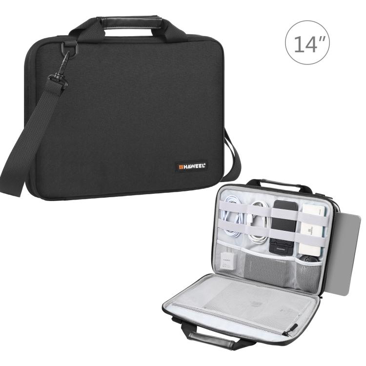 HAWEEL 13,0 zoll-14,0 zoll Aktentasche Crossbody Laptop Tasche Für Macbook, Lenovo Thinkpad, ASUS, HP