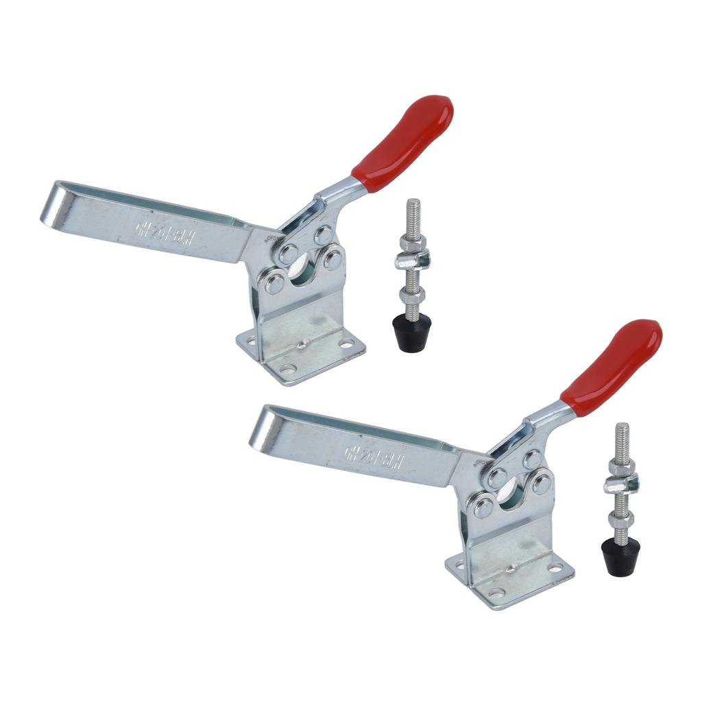 Toggle Clamp 90kg Clamping Force Quick Fixture Clamp for Welding Home Improvement Equipment InstallationGL‑201‑BLH