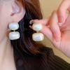Drop Earrings Set Big Circle Piercings Earrings Jewelry for Women Imitation Pearl Hoop Cute Ear Buckle