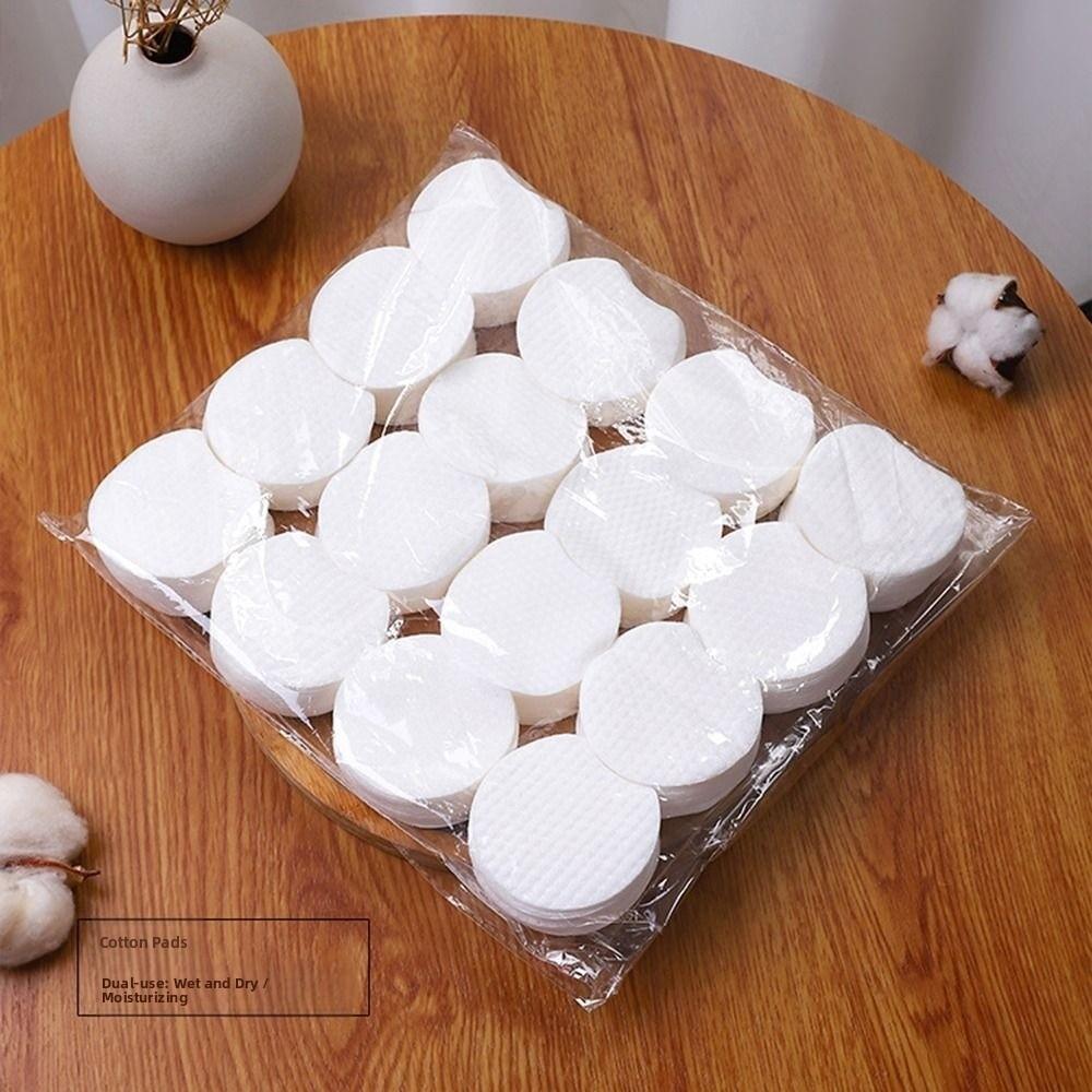 1200Pcs Disposable Facial Cleansing Pads Soft Face Makeup Cotton Pads Wet Compress Cotton  Girl