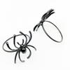 6Pcs Halloween Spider Napkin Rings Fine Texture Alloy Design for Family Reunion Craft Projects Dining Decor Napkin Ring