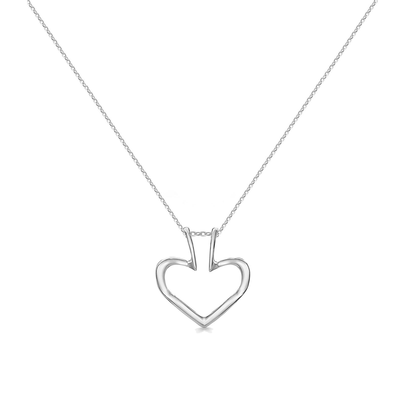 

Rings Holder Necklace Men and Women Wedding Necklace Heart Shape Rings Keeper Necklaces Neck Jewelry for Woman and Man 1