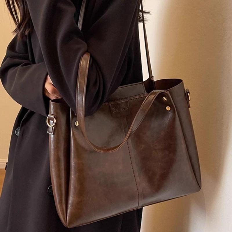 Commuter Versatile Underarm Large Capacity Bag Women's Trendy Retro Fashion Tote Shoulder Bag