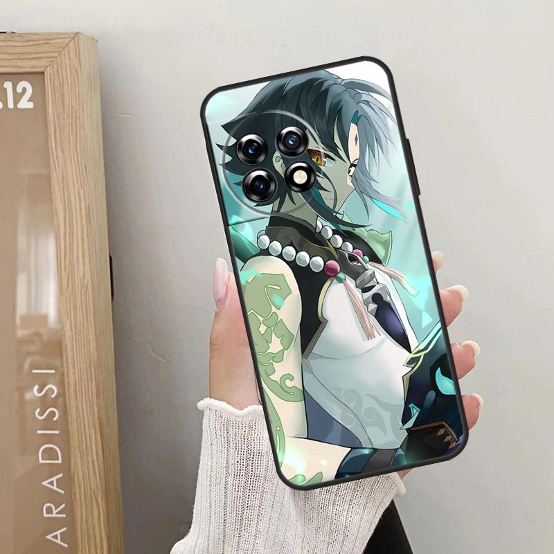 Genshin Impact Xiao Case For OnePlus 12 11 9 10 Pro 9RT 10T 10R 12R OnePlus Nord 2 CE 3 Lite CE4 N10 N20 Cover