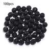 100Pcs 10mm Contas de Argila de Strass Coleção de Gelo Beisebol Estilo Bling Contas Redondas para Colar Pulseira Brincos Jóias DIY