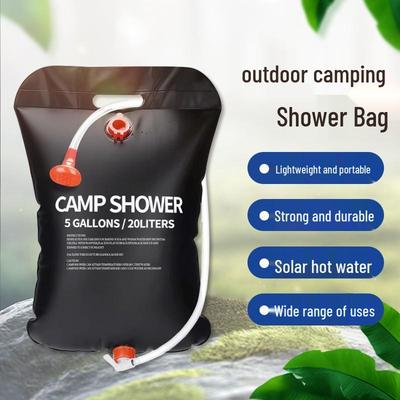 Portable Solar Camping Shower Bag - Outdoor Folding Water Heater and Storage