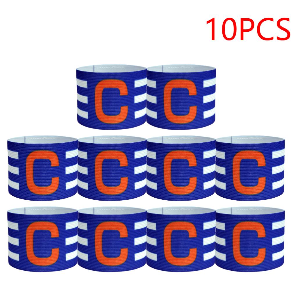 7-10pcs Football Captain Armband Soccer Arm Band Leader Competition Soccer Captain Group Armband Football Training For Kid Adult
