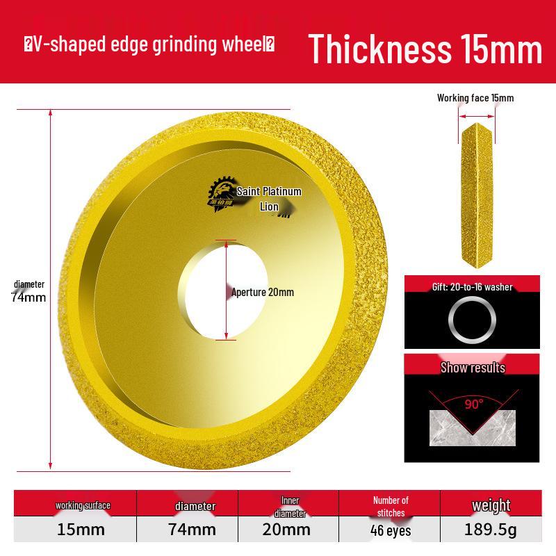 Taichung Diamond Grinding Tool for Marble, Quartz, and Tile Polishing and Trimming