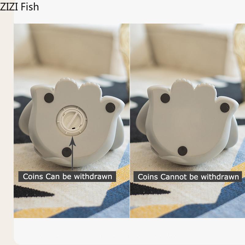 Cartoon Elephant Child Savings Jar Creative Piggy Bank Desk Decoration Ornaments Animal Resin Sculpture Room Aesthetic Decor