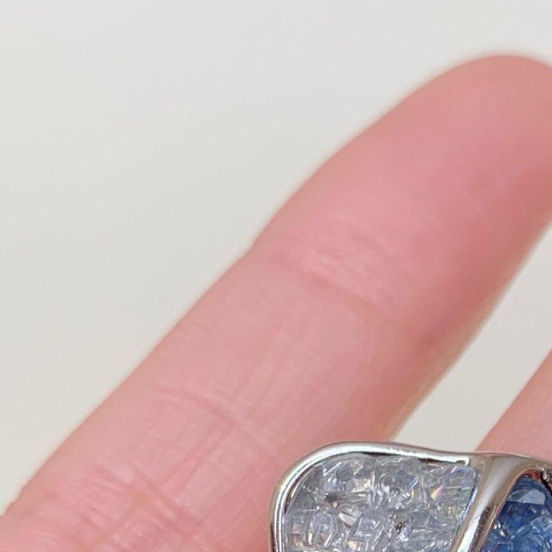 GemChic Women's Earrings Trendy Ear Stud Needle Gradient Imitation Gem High-Grade Earrings Exquisite Birthday Christmas Jewelry Gift