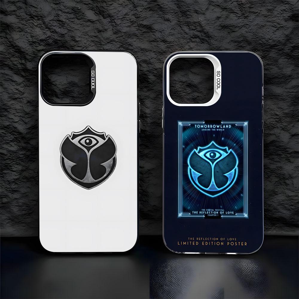 Musikfestival Tomorrowlands Handyhülle Für IPhone17 Air 16 15 14 Plus 13 12 11 Pro 7 8 XS Max XR Silber Schwarz Bumper Case