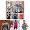 Stylish Polyester Fiber Men's Vest Moisture-wicking Slim Fit Gym Tank Top For All Seasons