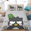 B-Badtz-Maru Cute Duvet Cover Set Home Style Bedding Soft Laundry Cotton Bed 3 Piece Set Student Dormitory Gift