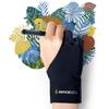 XENCELABS X for Tablets and Reduces and Black Two-Finger Gloves, Large, 9.4cm 22.3cm, Drawing, Chafing, Sweat-Proof, Stain-Resistant, Ambidextrous,