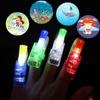 Luminous Finger Projector Wearable Finger Ring Light Kids Christmas Ring Costume Props LED Shadow Toy Giftbag Stuffings