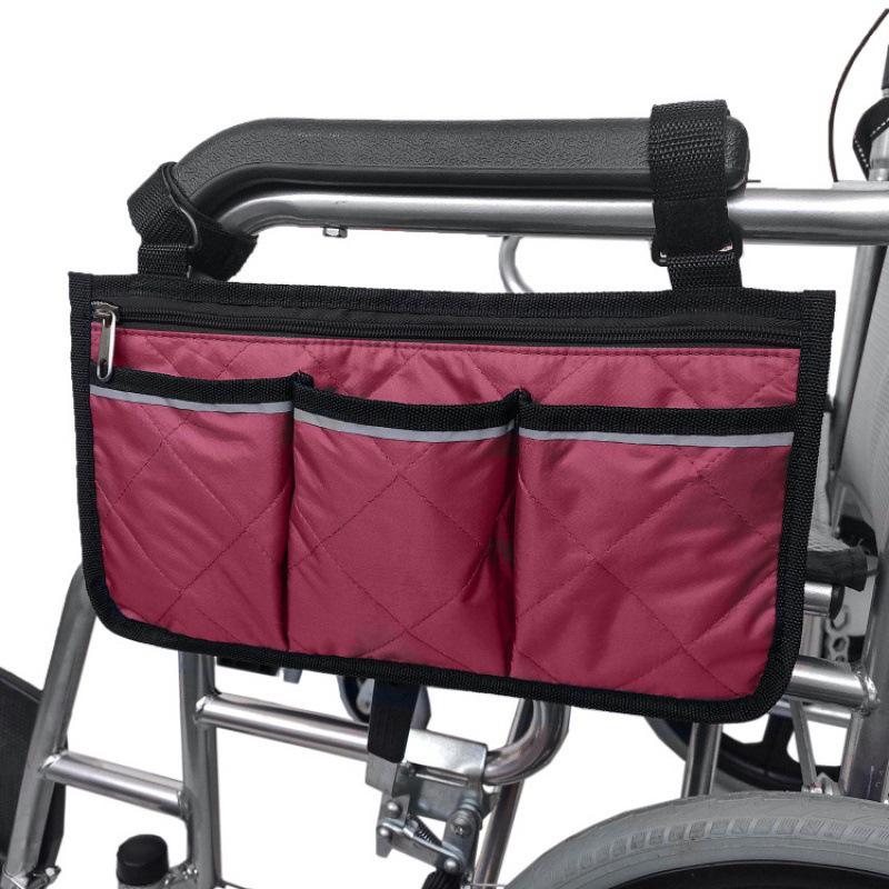1 Stück Campingstuhl Armlehne Aufbewahrungstasche Rollstuhl Strandstuhl Seitentasche Mit Reflektierendem Streifen Für Angeln Camping Organizer Tasche