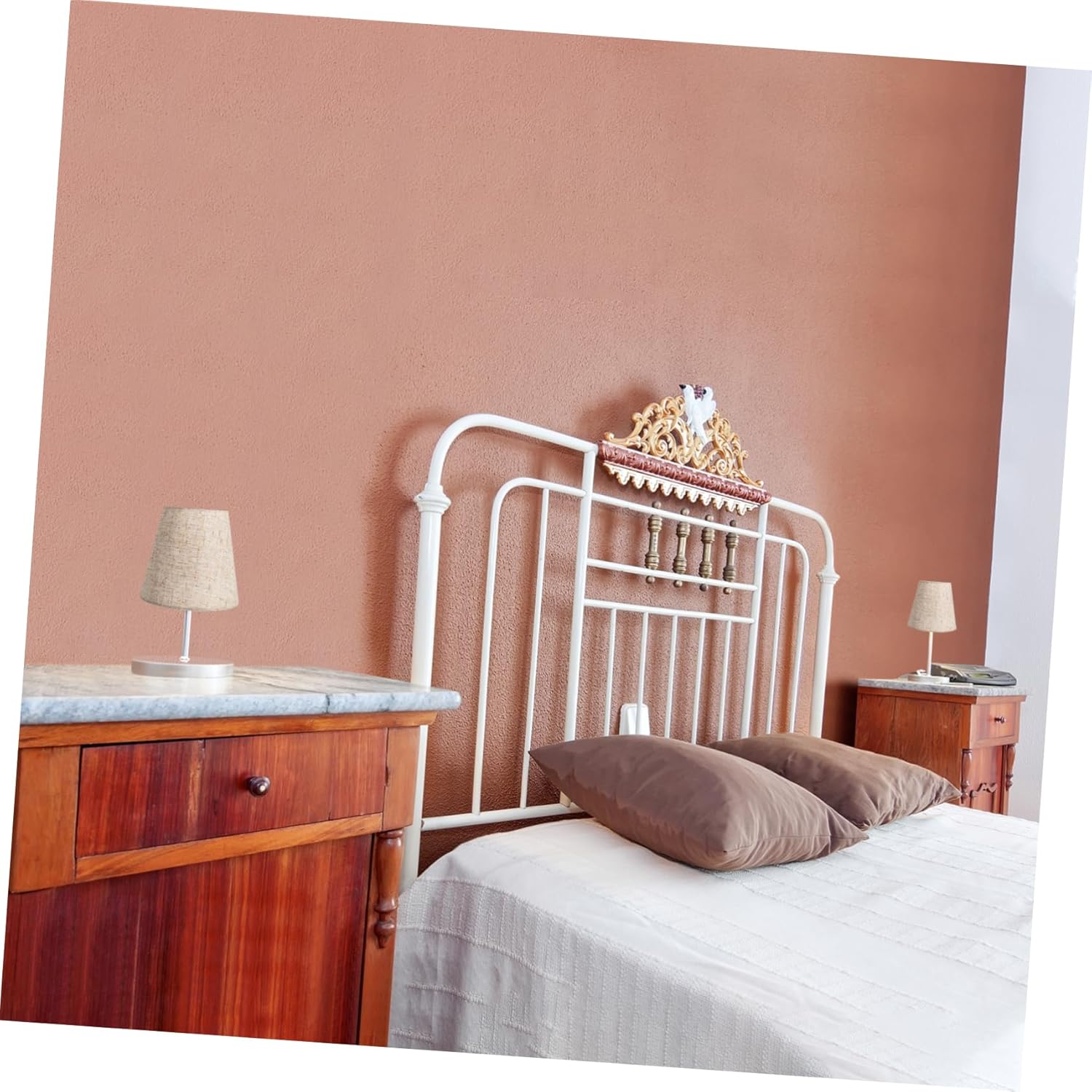 Angoily 2 шт. Тканевые абажуры, Маленький абажур для настольных ламп, Запасные льняные абажуры, Тканевый абажур-бочка, Абажур с клипсой на лампочку