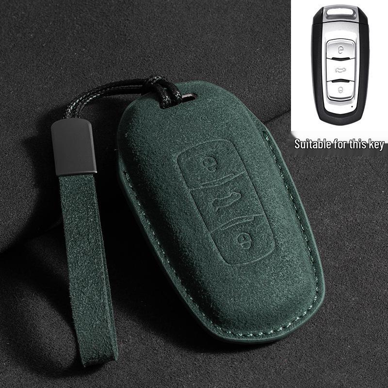 Geely Emgrand GS Key Case - Suede Three-Color Design for S1, Boyue, X3, Vision X6, Borui, Panda (Unisex)