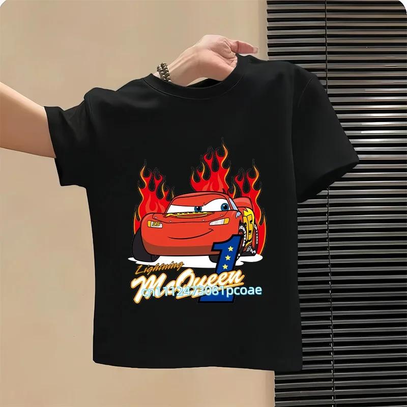 

Summer New Cars Print Boys and Girls Short Sleeve T Shirt 100