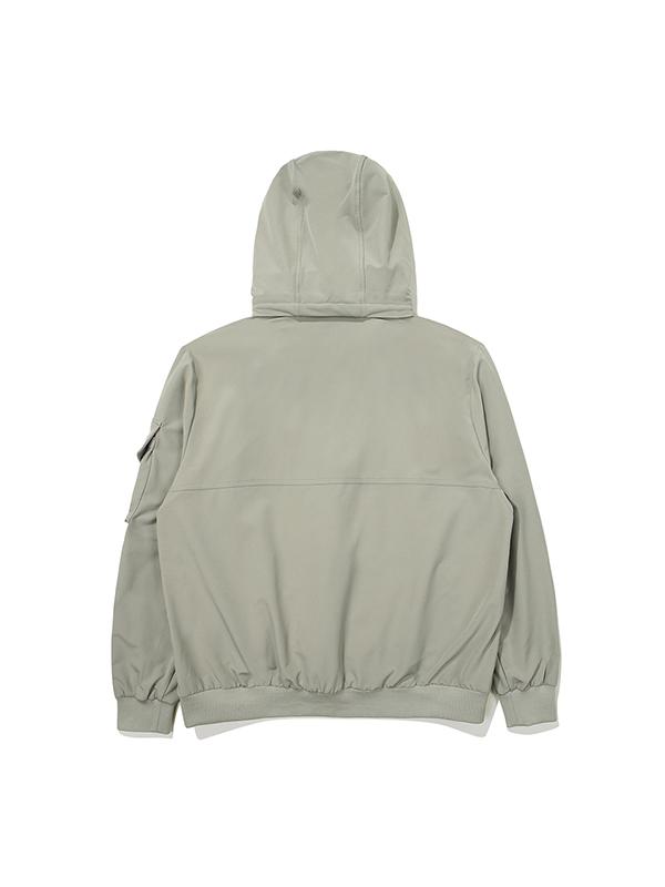 Bbc Earth Stretch Brush Hoodie Detachable Jacket_Olive