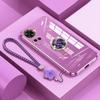 Nova11 SE Hülle Luxus Diamant Ring Abdeckung Für Huawei Nova 11 SE Pro 8i 7i 7SE 6SE Handyhülle Mit Lanyard Beschichtungshüllen Nova11se