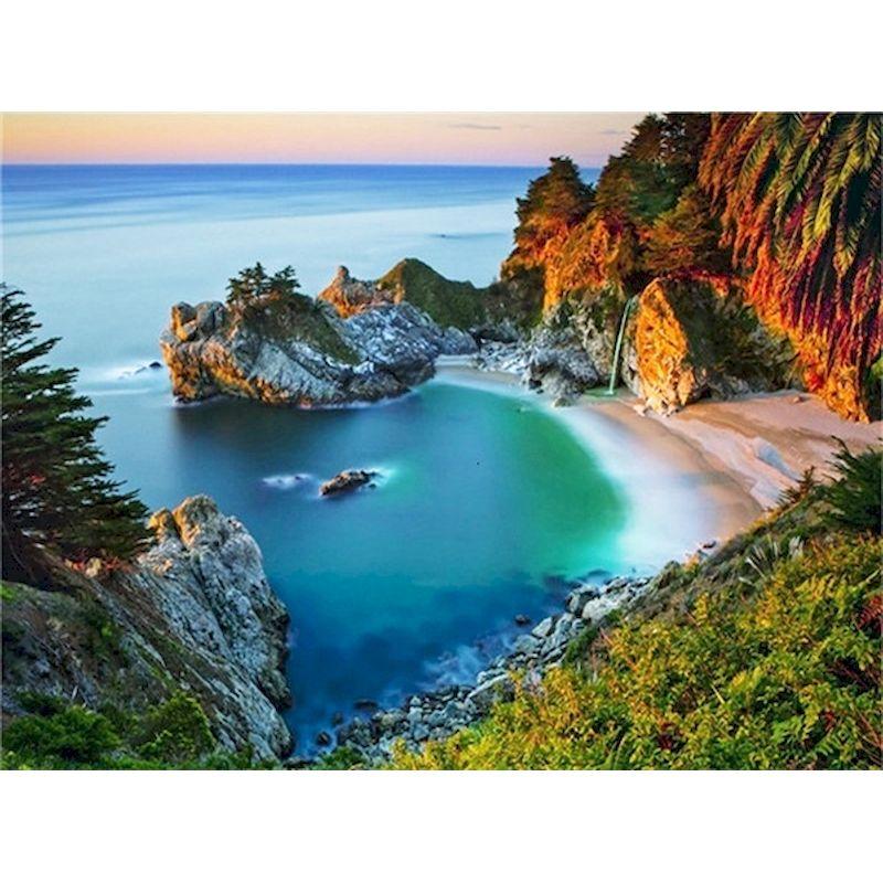 

Полный дрель пейзаж DIY 5D алмазная живопись набор со стразами мозаика искусство вышивки крестом ручной работы озеро пейзаж Декор подарок Full Round 20x30CM