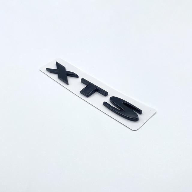3D Letters Numbers Emblem for Cadillac XT4 XT5 XT6 XTS AWD Car Trunk Lid Nameplate Badge Logo Sticker Chrome Glossy Black
