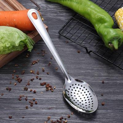 Mestolo Schiumarola Durevole in Acciaio Inossidabile: Perfetto per Friggere, Ravioli, Noodles e Altro - Essenziale Utensile da Cucina in Rete