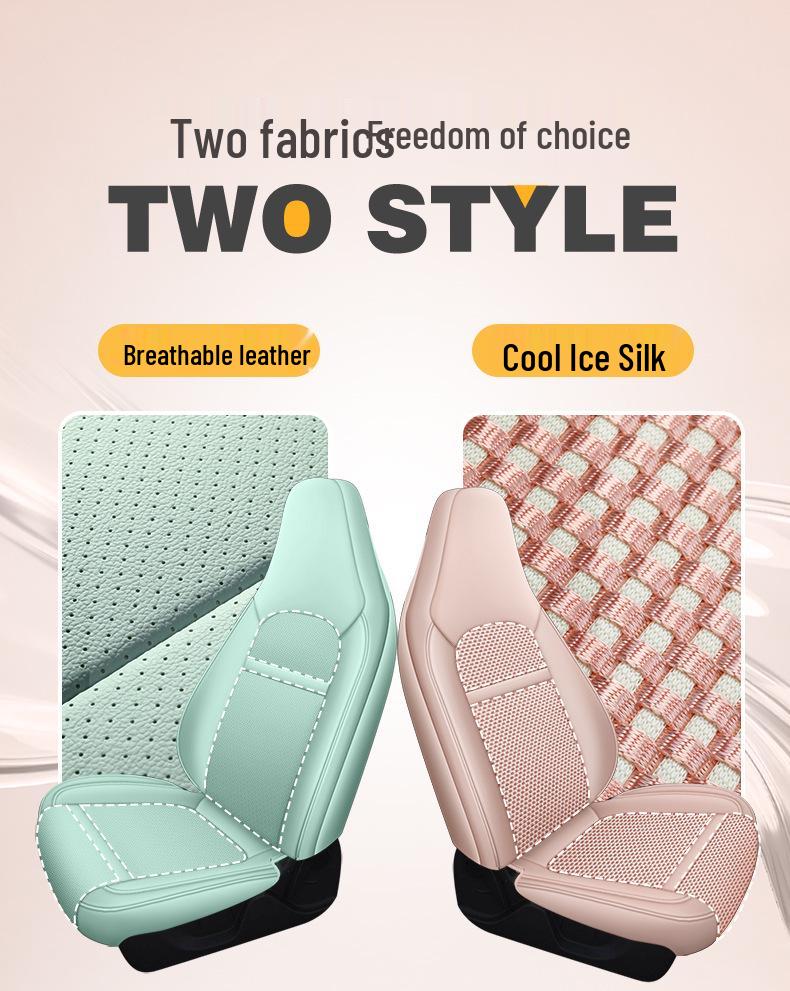 2022 Leapmotor T03 Star Diamond Leather Car Seat Cover, Gold Edition, All-Season.