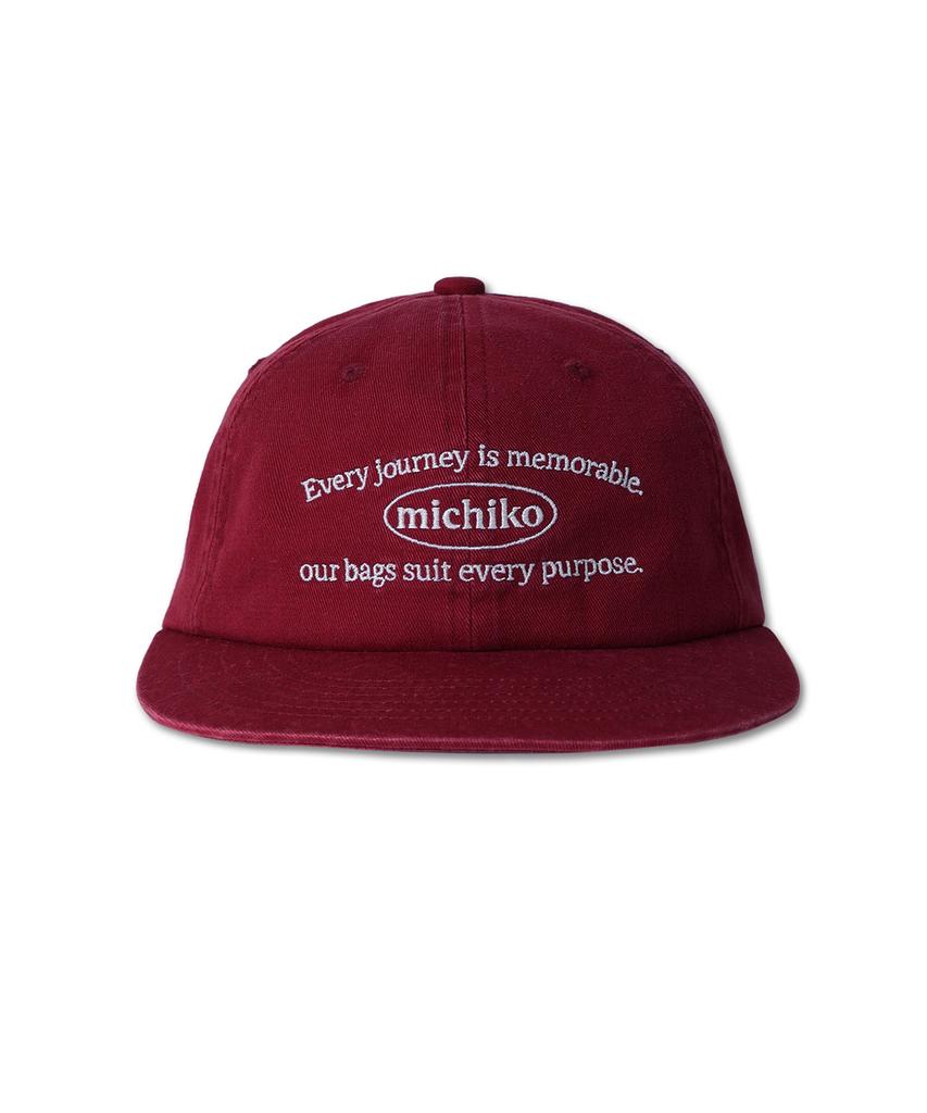 Michikoleondeonkosino Washed Cotton Camp Cap Brick Red