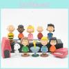 12-delige Snoopy Taarttopper Set Versier Je Feest Met De Peanuts Bende!