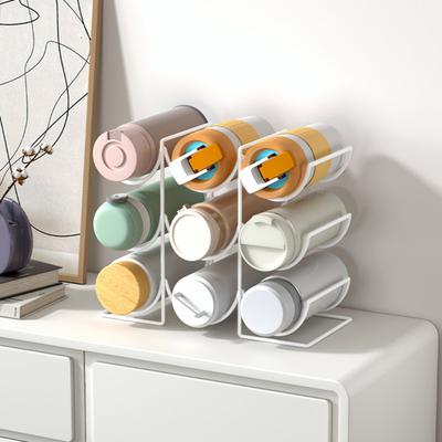Suporte Empilhável para Garrafas de Água Armário de Cozinha Bancada Grande Capacidade Porta Copo Caneca de Viagem