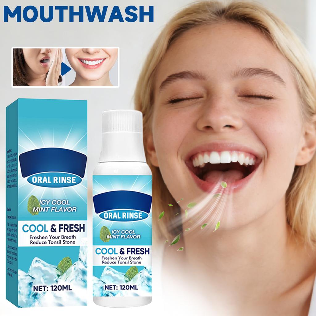 Oral Calculus Remover, Natural Ingredient Mouthwash Or Oral Irrigation Liquid, Effectively Reduces Dry Mouth And Breath,120ml