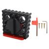 Electric Drill Milling Dowel Aluminum Alloy 8 Holes Semi Automatic Rotation Head Round Rod Electric Drill Dowel Maker
