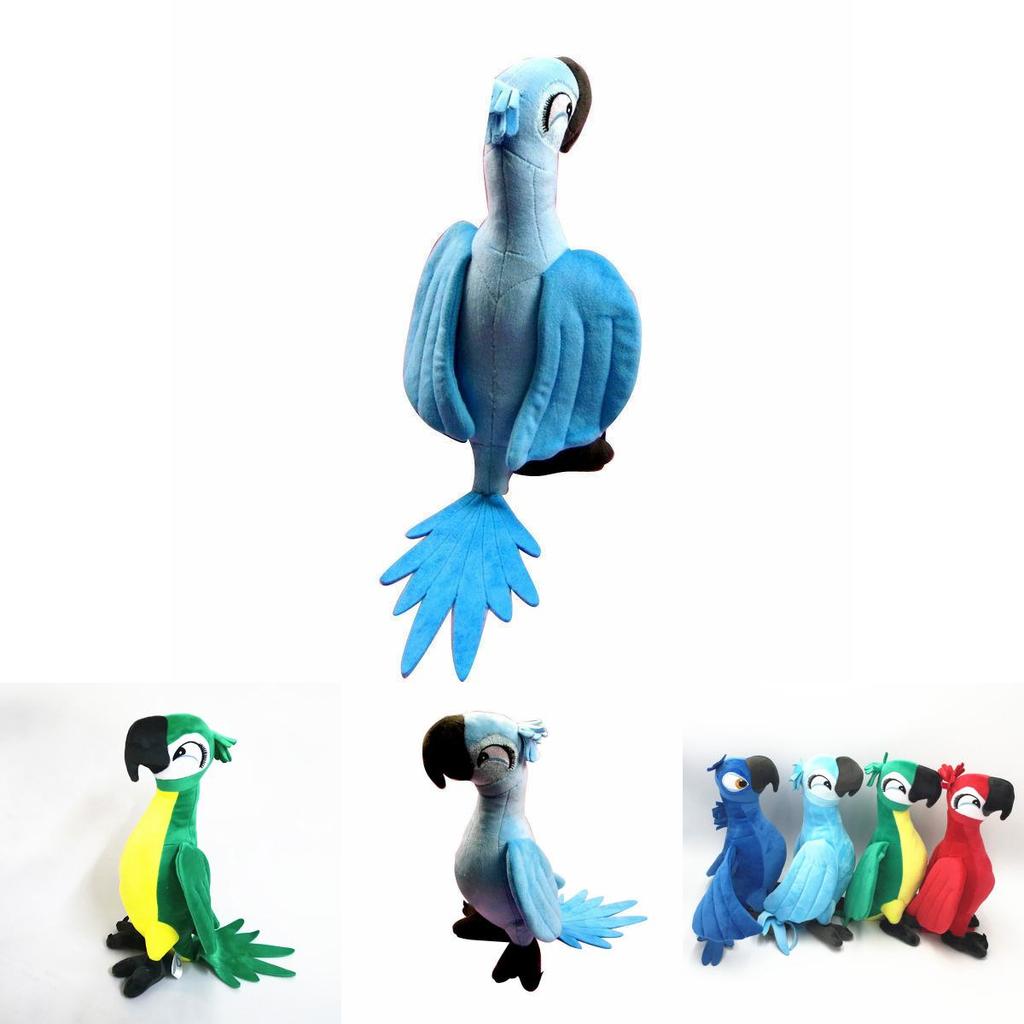Adorable 30cm Rio Movie Plush Toy Parrot Bird Stuffed Animal Doll Perfect For Kids