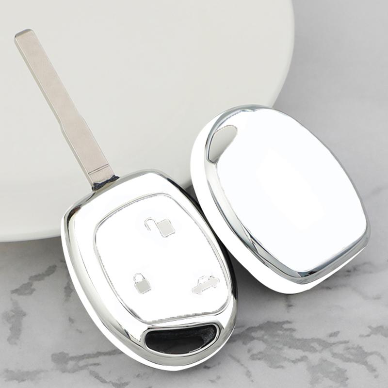 Auto Fob for Ford Mondeo Focus Fusion Fiesta Galaxy Transit 2008 2006 2007 Tpu 3 Bottons Car Key Case Cover Shell Accessories