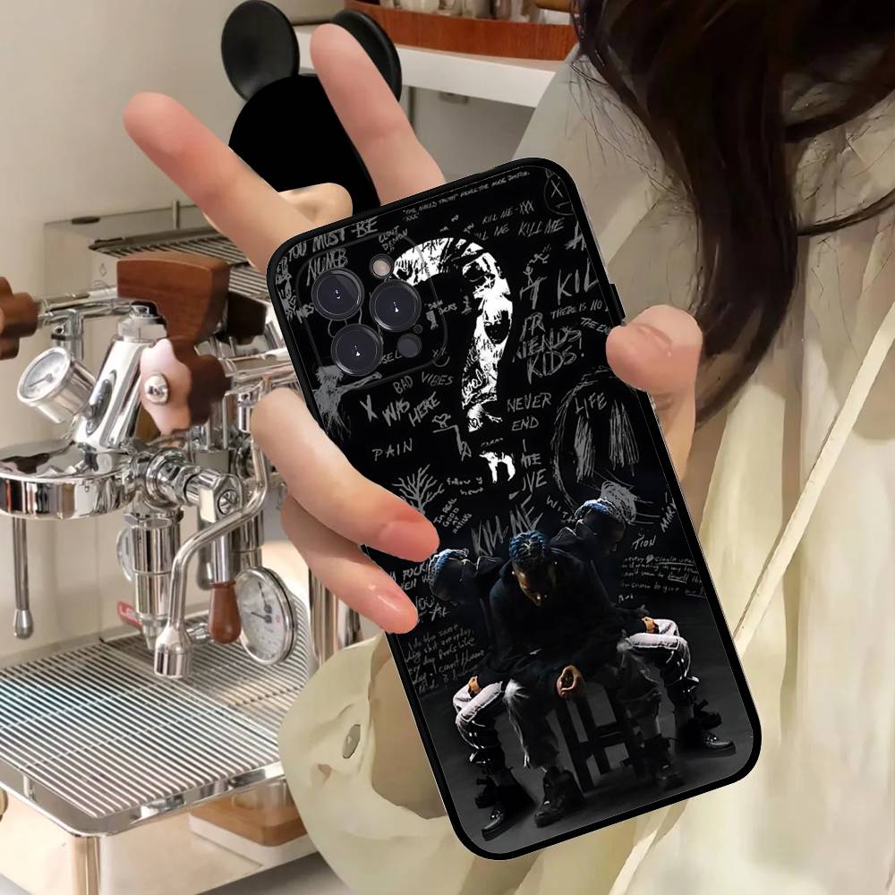 Rapper X-XXXTentacionS Phone Case For Iphone 17 Air 16 15 14 13 12 11 Pro Max 16 15 14 Plus TPU Soft Case