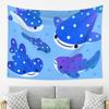 Polka Dot Shark Tapestry Wall Hanging Aesthetic Home Decor Tapestries for Living Room Bedroom