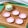 Tableware Doll House Accessorie Kitchen Toys Photograph Props Food Dishes Doll house Dinner Plates