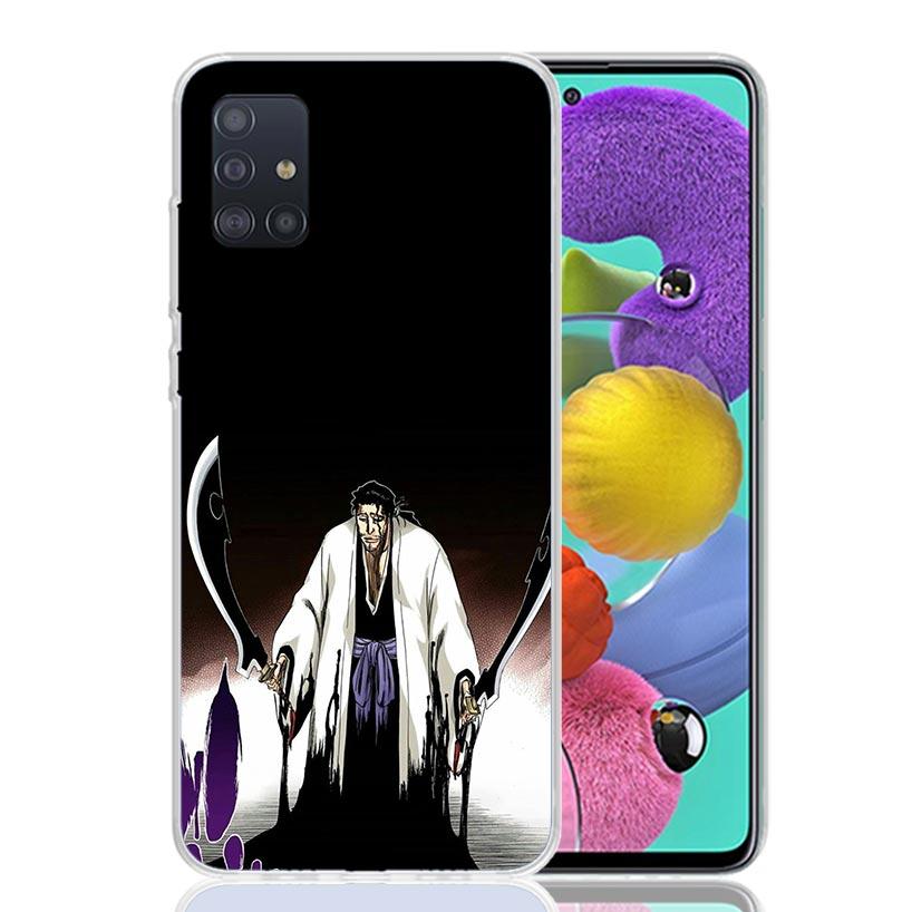 Bleach Kyoraku Shunsui Phone Case For Samsung Galaxy A52 A32 A22 A12 A02S A50S A30S A51 A31 AA71 Note 20 Ultra 10 S10 Plus Galax