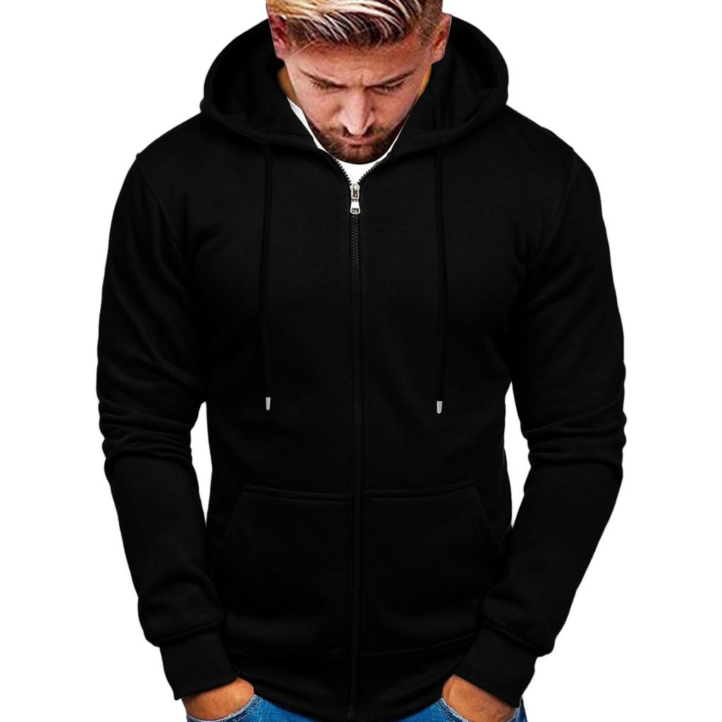 Felpa con cappuccio da uomo in velluto a coste con zip e manica lunga a spalle basse, felpa con cappuccio casual per l'uso quotidiano