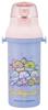 Skater Direct Drinking Water Dishwasher Made in Sumikkogurashi Children's Bottle, Plastic, 480ml, One-Push Opening, Safe, Japan, "Yumemiru Shippozu"
