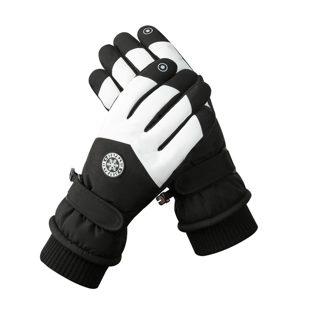 Ski Gloves for Men and Women Outdoor Cycling  Touch Screen  Warm  Fleece and Thickened Gloves  Waterproof and Anti Slip