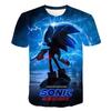2026 Sonic Shadow The Hedgehog T Shirt For Men Women 3D Print Anime Graphic Tee Short Sleeve Round Neck Casual Streetwear Tops
